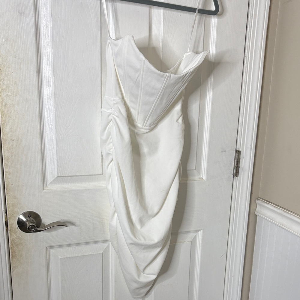 Windsor Strapless White Dress
